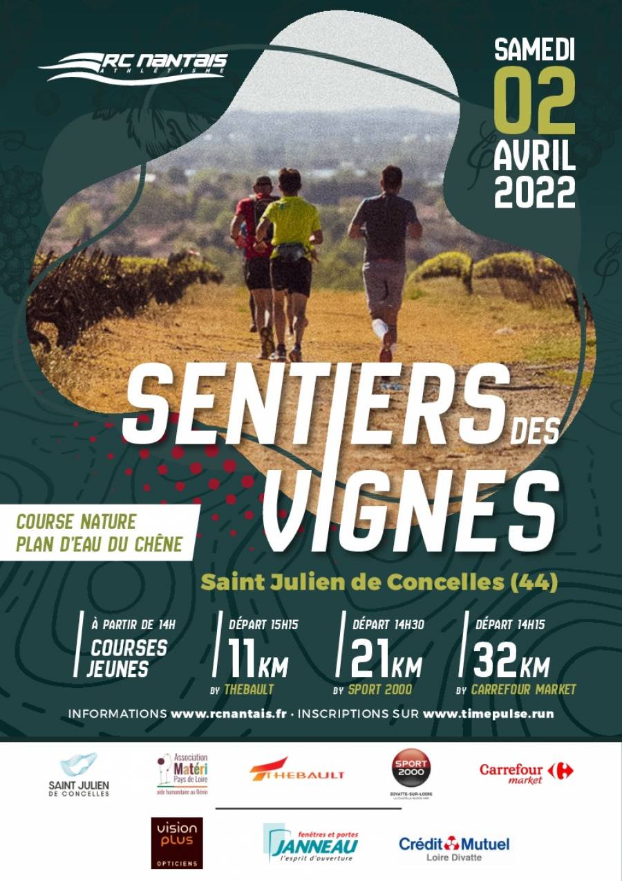 MATERI partenaire des courses « nature » « Sentiers des Vignes » 2 avril 2022