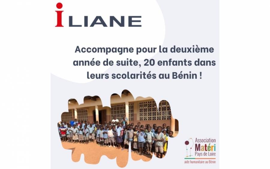 ILIANE finance et accompagne la scolarité d&#039;enfants au Bénin